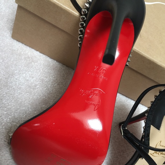 ❌SOLD❌Christian Louboutin 100mm So Me sandals 37.5 - Picture 3 of 6